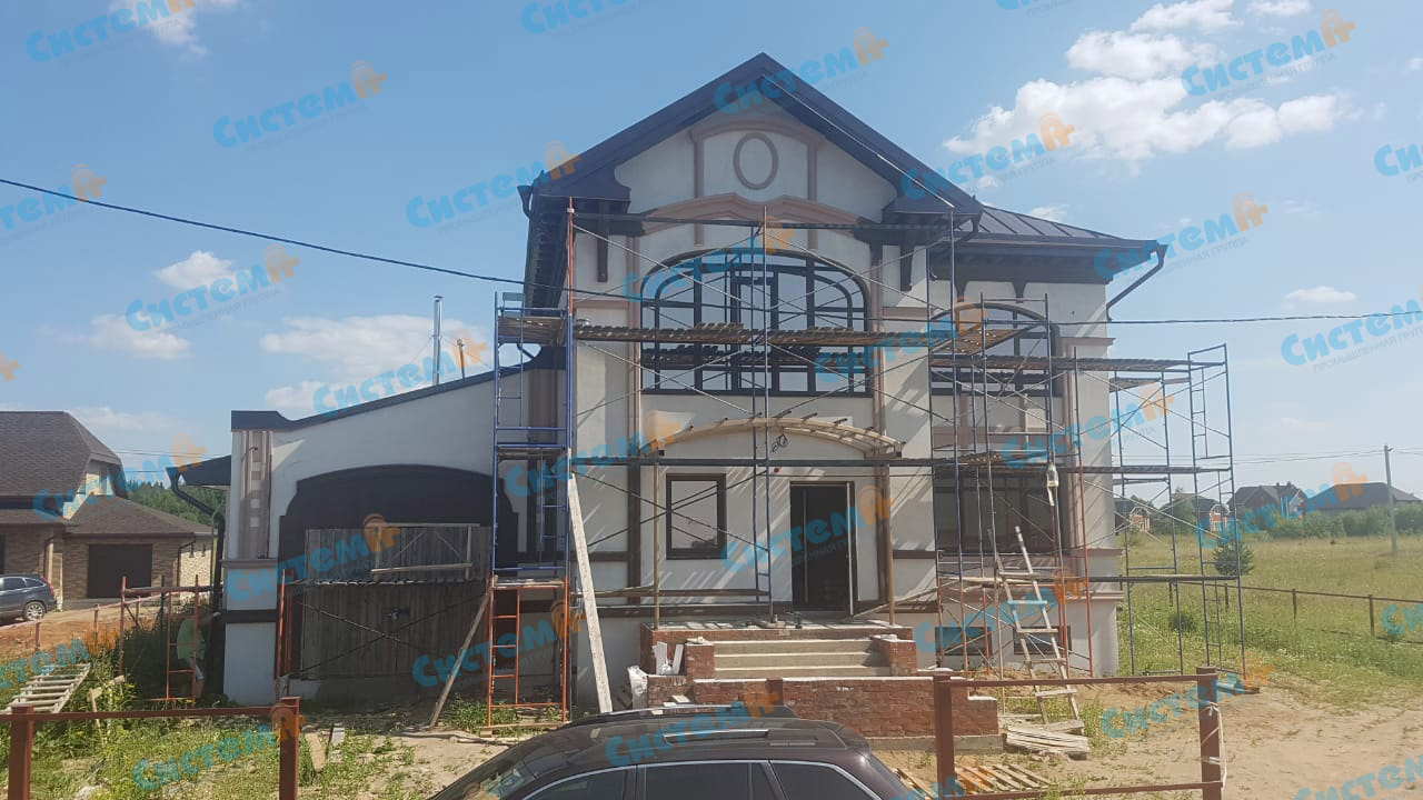 Оформление фасада частного дома