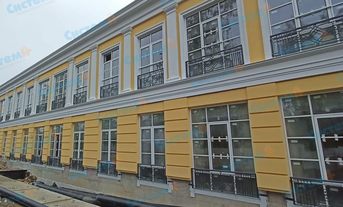 Фасадные элементы из минеральной ваты