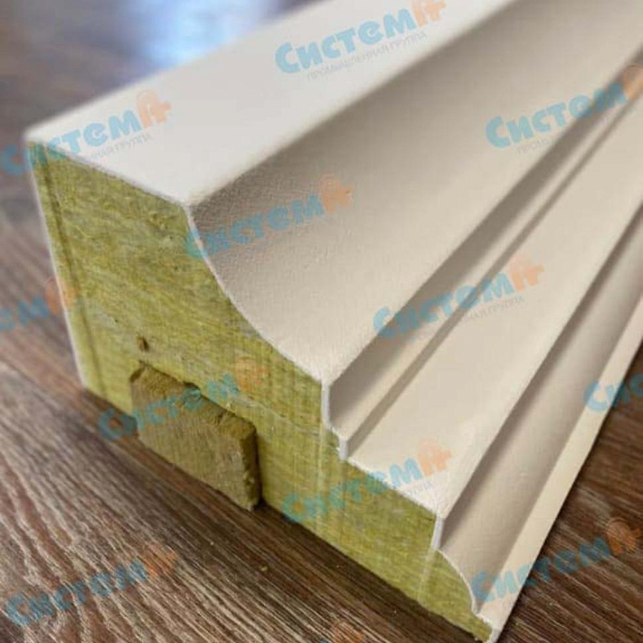 Декоративный карниз из минеральной ваты с покрытием Декоративный карниз из минеральной ваты с покрытием