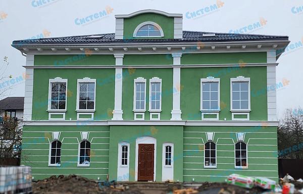 Полуколонны из пенопласта для фасадного декора Полуколонны из пенопласта для фасадного декора